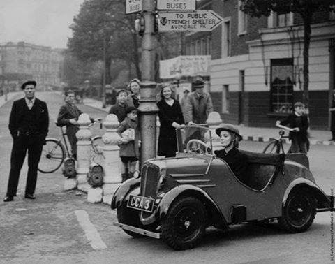 Rytecraft Scootacar Micro car. WW2  Lancaster Road, London