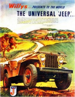 1946 Willys Jeep advertising
