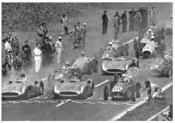 1954 French Grand Prix Grid