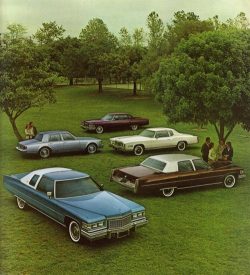 1976 Cadillac line-up